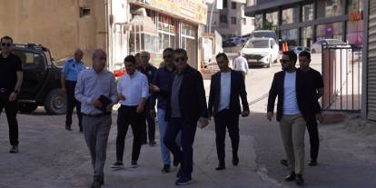 Başkan Yarka, Gündoğdu Mahallesi bağlantı yolunda incelemelerde bulundu