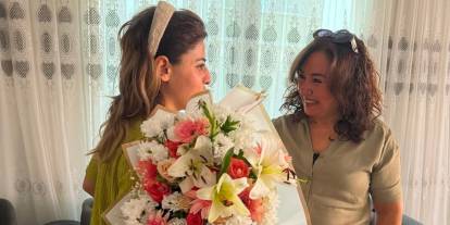Başkan Kayır ve Şimşek’ten Didem Afooğlu’na Geçmiş Olsun Ziyareti