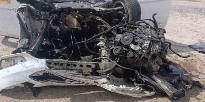 Van’da takla atan otomobildeki 4 kişi yaralandı