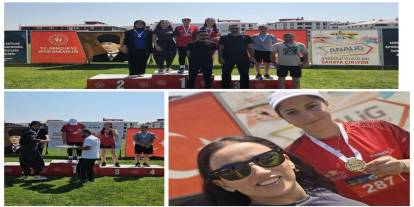 Şırnaklı Sporcu Nergiz Saruhan, Anadolu Yıldızlar Ligi’nde Zirvede