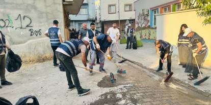 Cizre’de “Kolektif Emekle Temiz Kentler” Kampanyası 3’üncü Gününde
