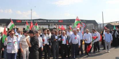 Şırnak’tan Gazze Konvoyu için Habur’a çağrı yapıldı