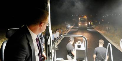 Şırnak’ta 11 Kilometrelik Yol Çalışması Gece Gündüz Sürüyor
