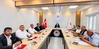 Şırnak’ta İl Mera Komisyonu Toplantısı Gerçekleştirildi