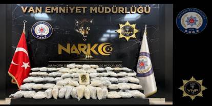 Van’da 48 kilo uyuşturucu ele geçirildi