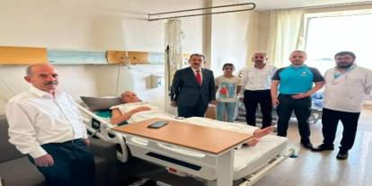 Vali Ekici’den Hastanede Tedavi Gören Vatandaşlara Geçmiş Olsun Ziyareti