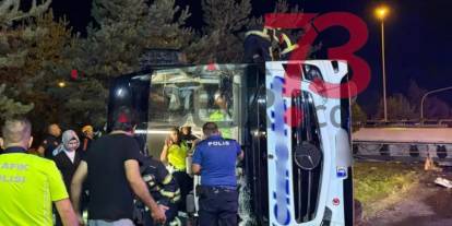 Şırnak Firmasına Ait Yolcu Otobüsü Yakıt Tankeri ile Çarpıştı! 30 Kişi Yaralandı