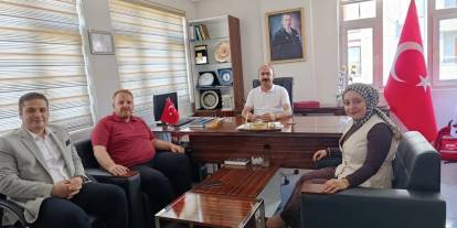 Aile ve Sosyal Hizmetler Müdürlüğü’nden Başkan Ertaş’a Hayırlı Olsun Ziyareti