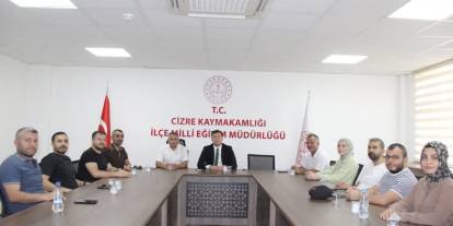 Cizre’de Anaokulu Müdürleriyle Yeni Eğitim Yılı Toplantısı