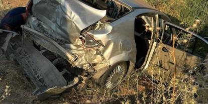 Siirt’te kaza yapan otomobildeki 3 kişi yaralandı