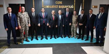 Şırnak Valisi Ekici, Cizre Cumhuriyet Başsavcısı Köroğlu İle Bir Araya Geldi