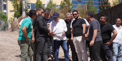 Başkan Yarka, Yeni Mahalle’de imar yolu çalışmalarını inceledi