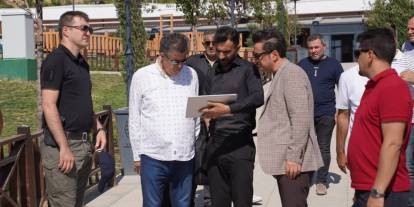 Başkan Yarka, Millet Bahçesi ve içme suyu hattındaki çalışmaları yerinde inceledi