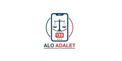 Alo Adalet 135 hizmet vermeye başlayacak