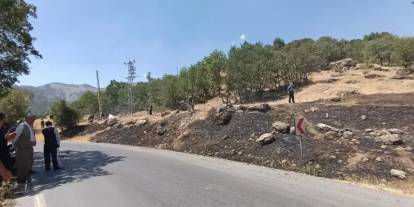 Beytüşşebap’ta köyde çıkan yangın paniğe neden oldu