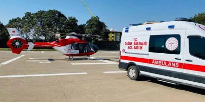 Şırnak’ta 28 günlük bebek, helikopter ambulansla Diyarbakır’a sevk edildi