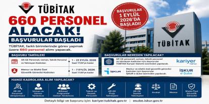 Şırnak'ta iş arayanlar için fırsat: TUBİTAK 660 personel alımı yapacak