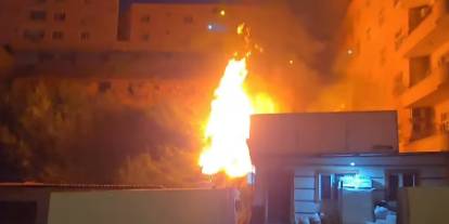 Cizre’de Yangına İtfaiyeden Hızlı Müdahale
