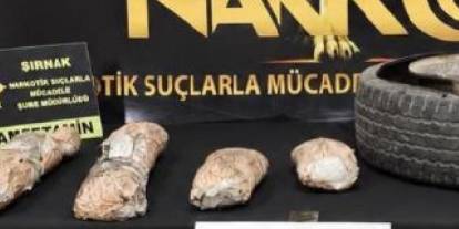 Şırnak’ta uyuşturucuyla yakalanan aracın sürücüsü tutuklandı