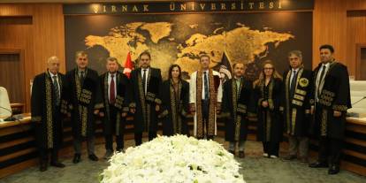 Şırnak Üniversitesinde Akademik Kadro Güçleniyor: Prof. Dr. Öykü Bilgin’e Cübbe Töreni