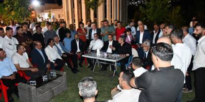 Milletvekili Arslan Tatar, Vali Yardımcısı Çiçek Silopi Muhtarlarıyla Buluştu