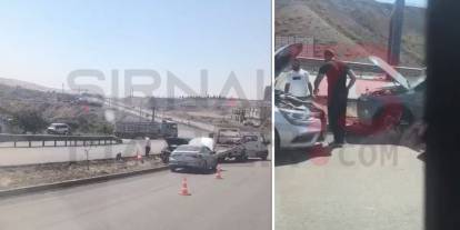 Şırnak’ta Araç Refüje Çıktı
