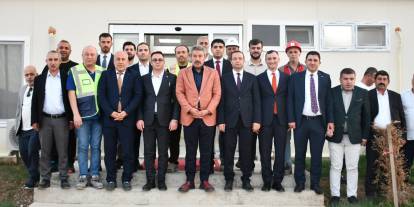 AK Parti Şırnak Milletvekili Tatar, Cizre Barajı Şantiyesi’nde İncelemelerde Bulundu