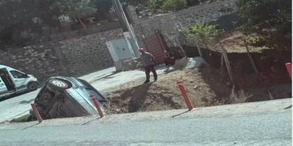 Şırnak’ta Otomobil Şarampole Devrildi: 2 Yaralı