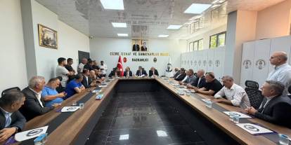 Cizre’de esnafın talepleri için görüşme gerçekleştirildi
