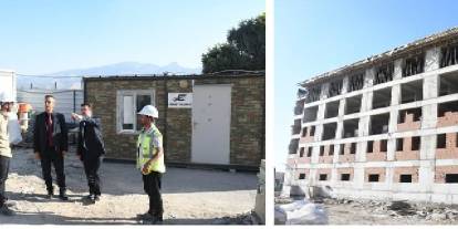 Şırnak’ta 1000 kişilik öğrenci yurdunda çalışmalar sürüyor