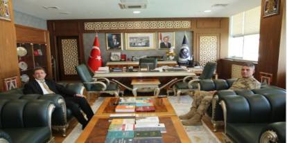 Tuğgeneral Cezmi Yalınkılıç’tan Rektör Alkış’a iade-i ziyaret