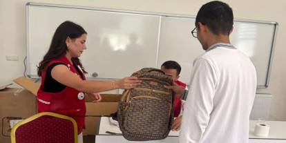 Türk Kızılay’dan Öğrencilere Kırtasiye Desteği