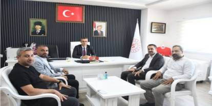 TÜGVA Heyetinden İl Müdürü Fedai Din’e Ziyaret