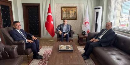 İl Müftüsü Yeşiloğlu’ndan Güçlükonak Kaymakamı Memiş’e Ziyaret