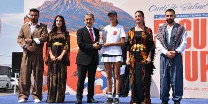5. Uluslararası Şırnak Cudi Cup Tenis Turnuvası'nda final müsabakaları yapıldı