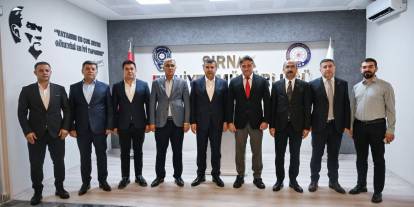 Şırnak’taki Oda Başkanlarından Emniyet Müdürü Doğan’a Hayırlı Olsun Ziyareti