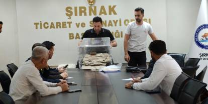 Şırnak TSO’da oy kullanma sona erdi, sayım başladı