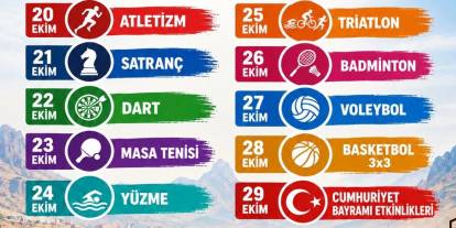 Şırnak’ta Cumhuriyet’in 103. Yılı Coşkusu Spor Müsabakalarıyla Yaşanacak