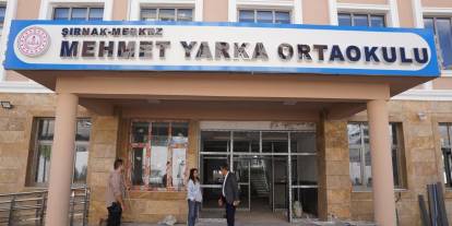Şırnak’ta Mehmet Yarka Ortaokulu’nda sona gelindi