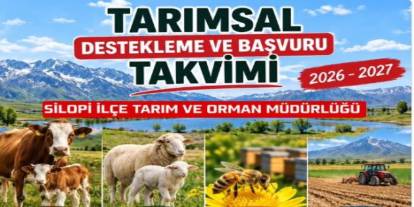 Silopi’de Tarımsal Destekleme Başvuruları İçin Takvim Açıklandı