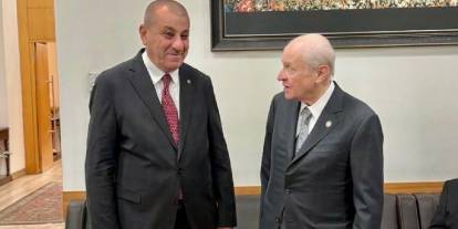 MHP Şırnak İl Başkanı Saluci, Bahçeli’yi ziyaret etti