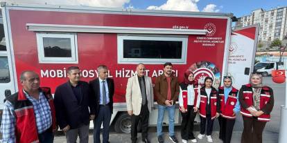 Şırnak’ta Mobil Sosyal Hizmet Aracıyla Vatandaşlara Destek