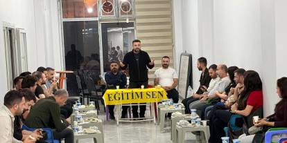 Eğitim-Sen Şırnak Şubesi Cizre’de Üyeleriyle Bir Araya Geldi