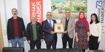Başkan Haşimoğlu’ndan Şırnak Haber Gazetesi’ne 26. Yıl Ziyareti