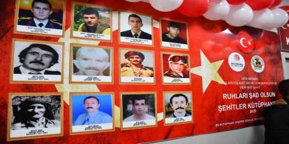 Şırnak'ta 12 Şehidin İsmi Kütüphanede Yaşatılacak