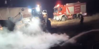 Hakkari’de çıkan yangında binlerce bağ ot kül oldu