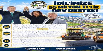 İdil’e Asfalt Çalışmaları İçin 55 Milyon TL’lik Ödenek