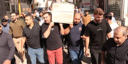 Cizre’de hastanenin 38 yıllık çalışanı son yolculuğuna uğurlandı