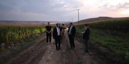 Cizre’de yeni yol yapımında çalışmalar sürüyor