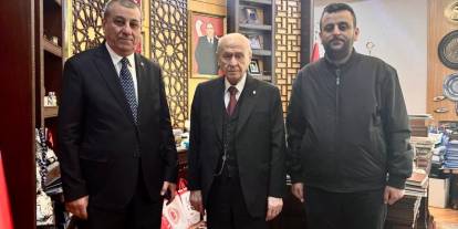 MHP Şırnak Teşkilatı Bahçeli’ye Ziyarette Bulundu